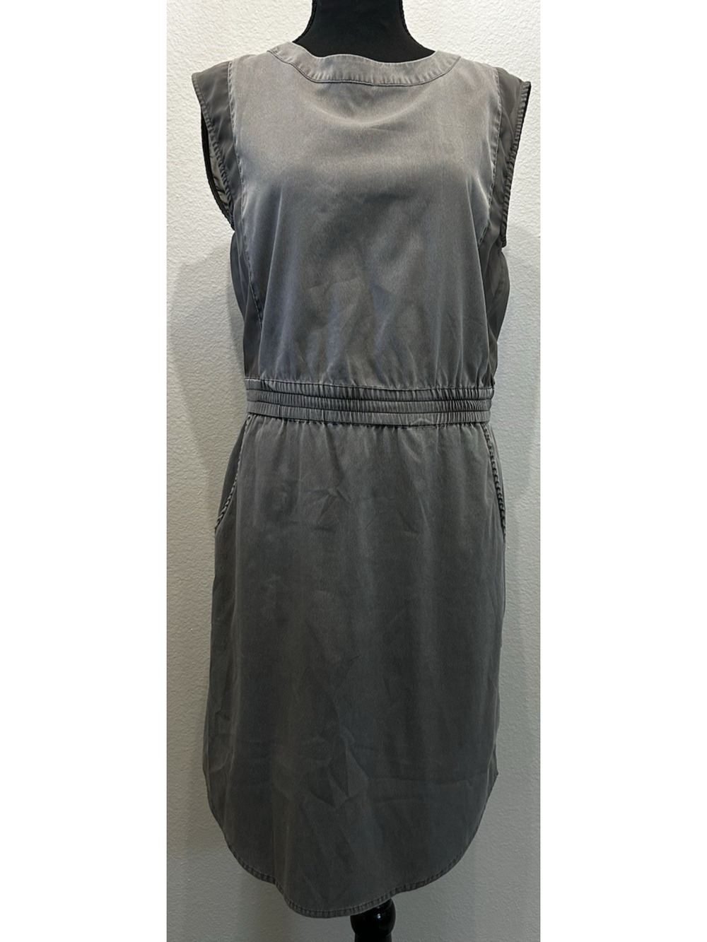 OBJECT Collectors Grey Sleeveless Fit & Flare Dress Women's US 4/6 EU 36